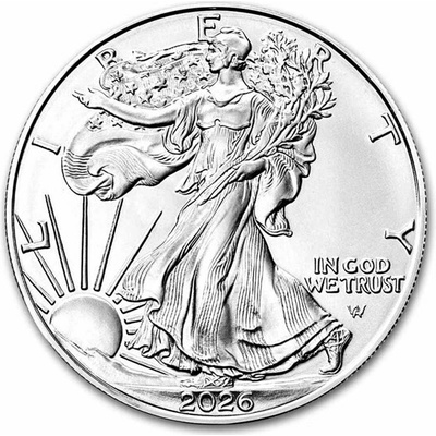 US Mint Strieborná minca American Silver Eagle 2026 1 oz
