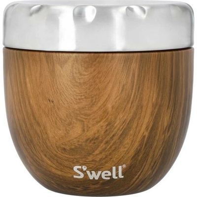S'well Teakwood Izolační dóza 636 ml