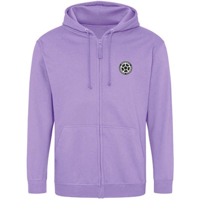 Scootering na zip Zoodie s kapucí digital lavender