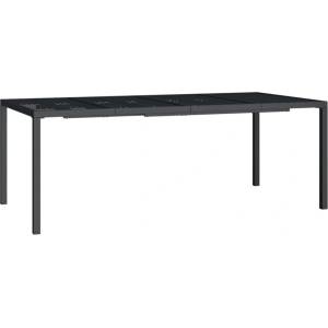  Градинска маса антрацит 200x100x72 cм стомана - elemento - 404,99 лв