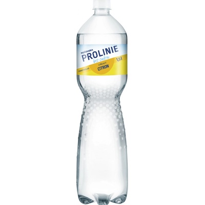 Poděbradka Prolinie citron jemně perlivá voda 6 x 1,5 l