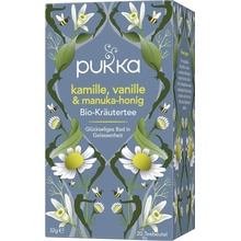 Pukka Herbs Ajurvédský Bio bylinkový čaj Kamilka Vanilka se sladkou chutí Manuka medu 20 ks