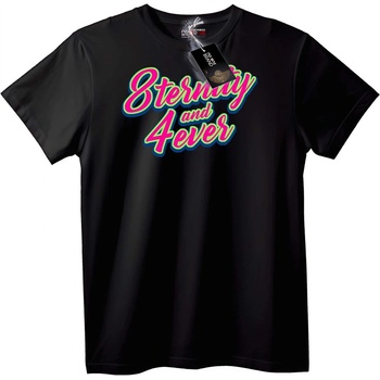 NOONEBRAND Тениска 8ternity и 4ever - 4XL, Black