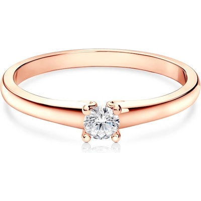 SAVICKI Годежен пръстен savicki: розово злато, диамант