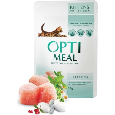 Optimeal Superpremium Kitten s kuracím mäsom 85 g