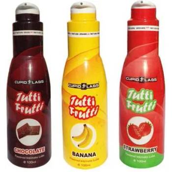 Image 1 of Комплект от 3 лубриканта за орален секс Tutti Frutti