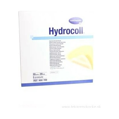 Paul Hartmann AG HYDROCOLL hydrokoloidní kompres (20cm x 20cm) 5 ks