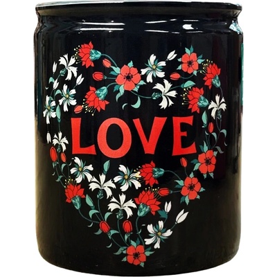 Bolsius Ароматна свещ Bolsius - Любов, черна (LPP-SUM-838LOV)