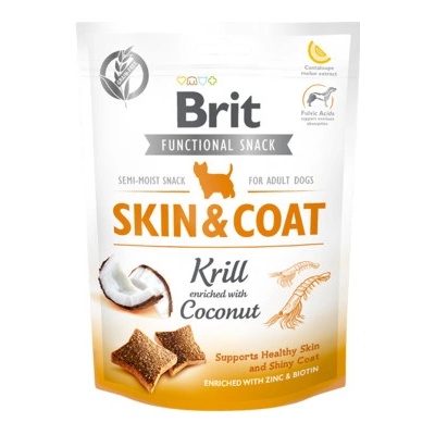 Brit Care Dog Functional Snack Skin and Coat kril (kôrovce) 150 g