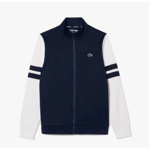 Lacoste Блуза Lacoste Zip-Up Stretch Interlock Tennis Sweatshirt - Navy-White