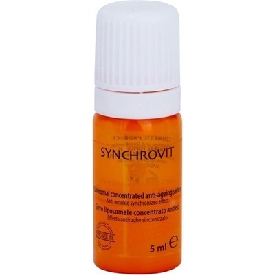Synchroline Synchrovit C lipozomálne sérum proti starnutiu pleti 6 ks 10% Pure Vitamin C + SOD + Zinc; Anti Wrinkle Synchronized Effect 6 x 5 ml