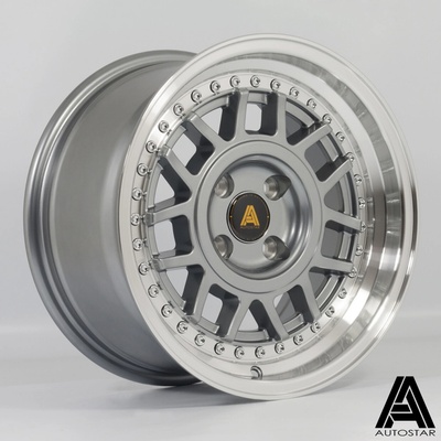 AUTOSTAR Storm 8x15 4x100 ET25 gunmetal