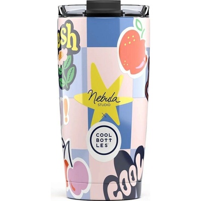 Cool Bottles Xclusive! Nerezový termohrnek Nébula Sticker Fever 550 ml