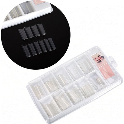 Molly Nails Tipy na nechty hranaté model 5 100 ks