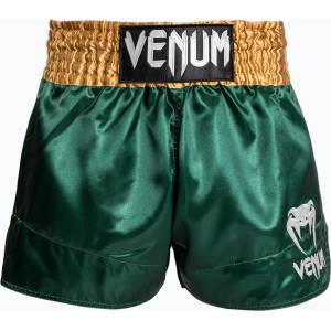 Venum Мъжки шорти за тренировка Venum Classic Muay Thai green/gold/white