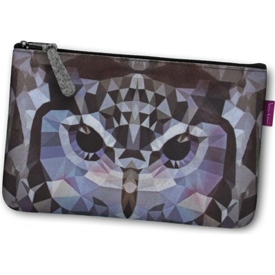 Bertoni kosmetická eko taška Sova šedá