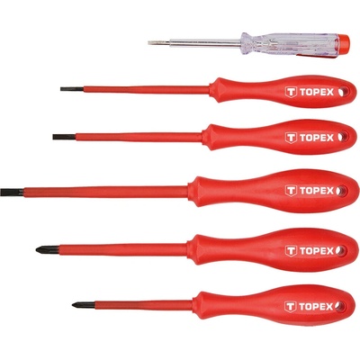 Topex Sada skrutkovačou 1000 V, 6 ks 39D155