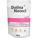 Dolina Noteci Premium Junior Small Breed Пуйка Сърца и Гъша Черен Дроб 100 г