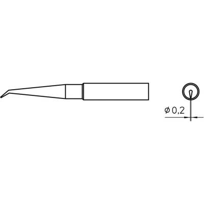 Weller XNT 1LX spájkovací hrot okrúhla forma Dĺžka hrotov 43.8 mm Obsah 1 ks