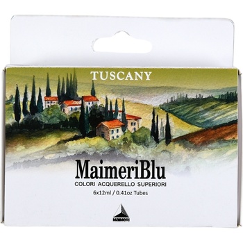 Maimeri Blu Комплект акварелни бои Tuscany 6 x 12 ml (M1698053)
