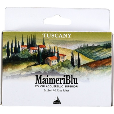 Maimeri Blu Комплект акварелни бои Tuscany 6 x 12 ml (M1698053)