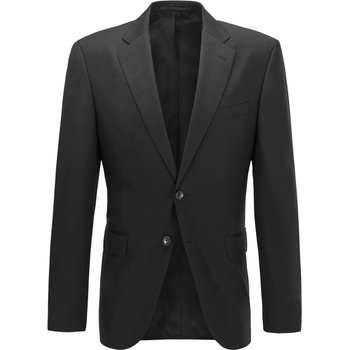 Image 1 of Boss Сако Boss Men's Johnstons1 Cyl Single Breasted Wool Long Sleeve Blazer - Black