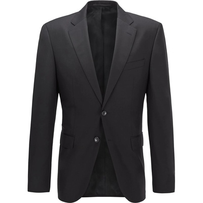 Boss Сако Boss Men's Johnstons1 Cyl Single Breasted Wool Long Sleeve Blazer - Black