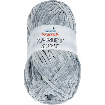 BELLATEX Priadza Samet Soft 100 g - 226 stredne šedá
