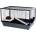 INTER-ZOO Pet Products Клетка за зайци Bunny 80 De Luxe 78 x 48 x 50 см