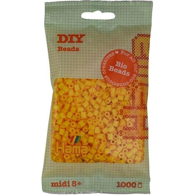HAMA BIO korálky v sáčku žluté 1.000ks MIDI