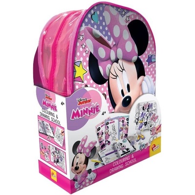 Lisciani Творчески комплект, Lisciani, Minnie, 2 в 1 раница с комплект за рисуване