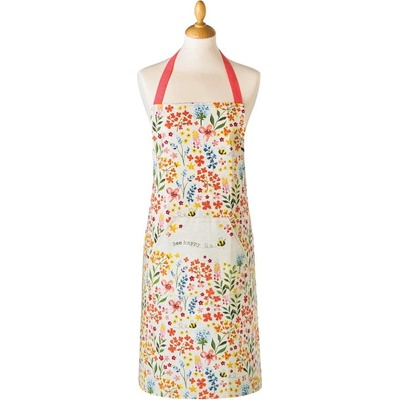 Cooksmart Kuchynská zástera z bavlny Be Happy