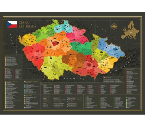 Mapa Českej republiky