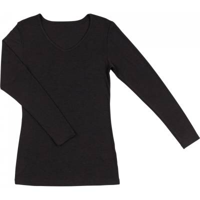 Joha Дамско мериносово термобельо Joha Women's Blouse L/S 85/15 Merino base layer - Black - размер XS (115-1440-0111)