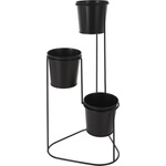 Koopman ЦВЕТАРНИК qd1000540 МЕТАЛЕН 23х22х46см САКСИИ ЧЕРЕН МАТ (qd1000540)