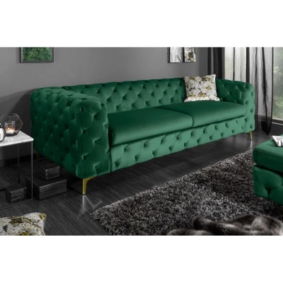 Komfort-nábytok 39312 240cm Modern Barock Zamat Smaragdovozelená