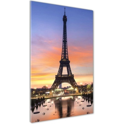 Vertikálny fotoobraz na skle Eiffelová veža Paríž 50x100 cm