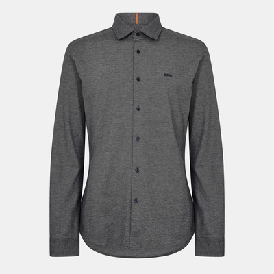 HUGO BOSS Риза Boss Men's Long Sleeve Plain Shirt - Dark Blue