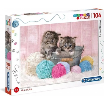 Clementoni SuperColor Sweet Kittens Пъзел Унисекс 6+ години 104 бр