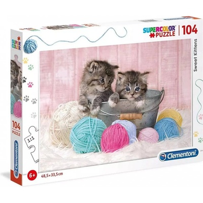 Clementoni SuperColor Sweet Kittens Пъзел Унисекс 6+ години 104 бр