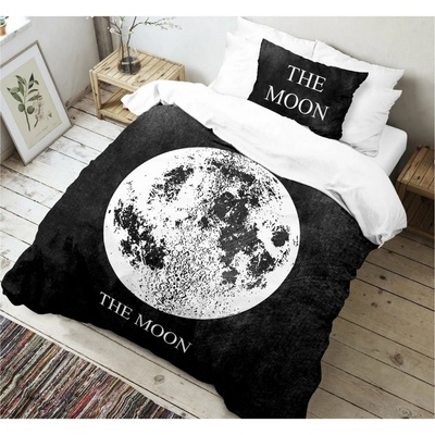 Kvalitex Bavlna obliečky Moon 3D 140x200 70x90