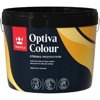 OPTIVA COLOUR - Oteruvzdorná farba na steny a stropy TVT X501 - aubergine 0,9 l