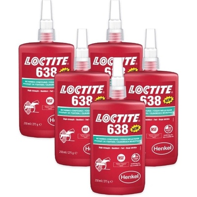 Loctite 638 upevňovanie 250 ml 5 ks