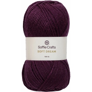 Soffie Crafts Soft Dream 00005 Grape Плетива прежда (SC09670-00005)