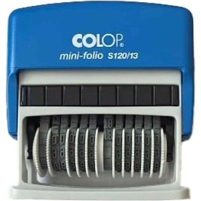Colop Печат S120/13, лева и евро, черен (1085100063)