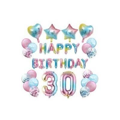 Balónkový set HB duhový číslo 30