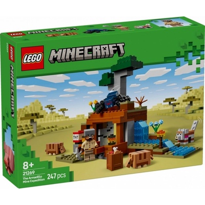 LEGO® Minecraft 21269 Výprava do dolu a pásovec – Hledejceny.cz