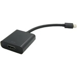Roline Преходник Roline S3207 Адаптер, Mini-DisplayPort(м) към HDMI-A(ж), черен (S3207)