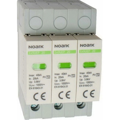 Svodič přepětí NOARK EX9UEP 2 (C), 20kA, 1200V DC, 3TE, pro neuzem. systémy