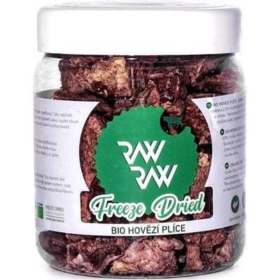 Raw Raw pochúťka mrazom sušené BIO Hovädzie pľúca 50 g